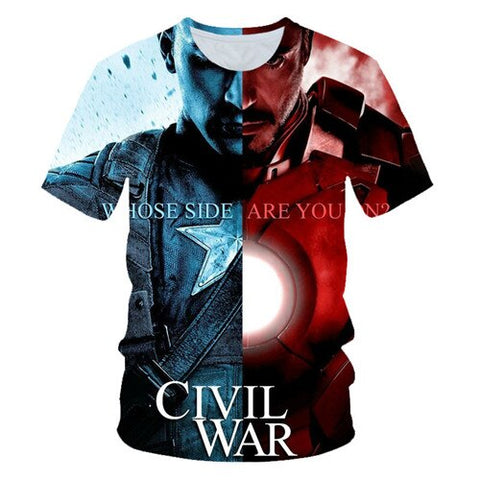 Captain America & Ironman T-shirt