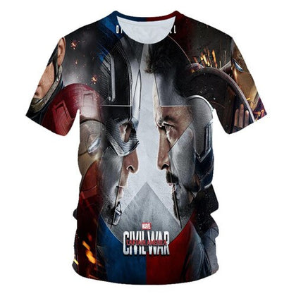 Captain America & Ironman T-shirt